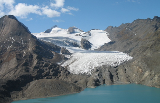 Gries glacier in September 2007 (taken by M. Funk on 23/09/2007)